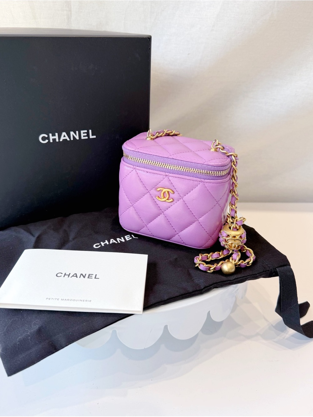 Chanel Mini Vanity Crossbody Chain Bag